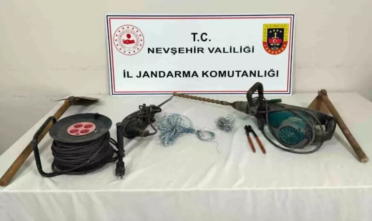 nevsehirde kacak kazi operasyonu BYmqzbHH