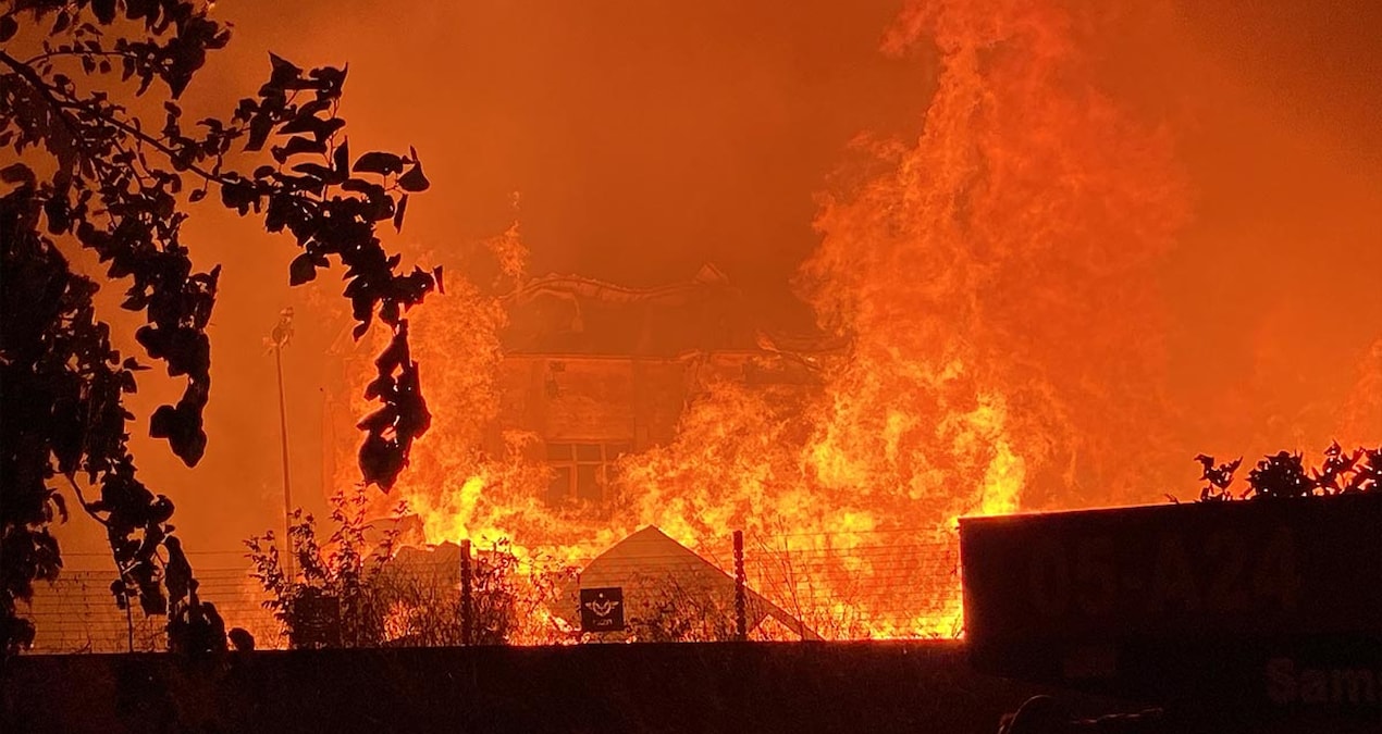 samsunda fabrikada korkunc yangin 9cxFDWty