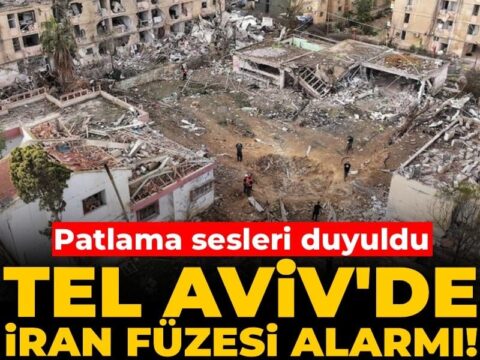 Tel Aviv’de İran Füzesi Alarmı: Patlama Sesleri Yükseldi
